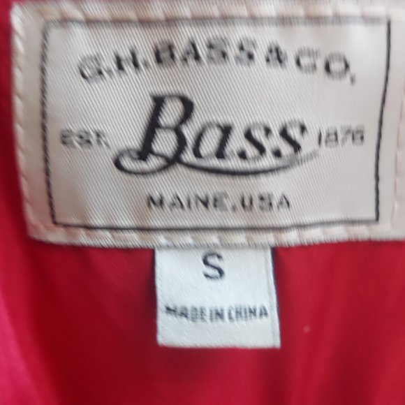 NWT G.H.Bass Womens Red Quilted Outdoors Vest Small - Picture 13 of 14